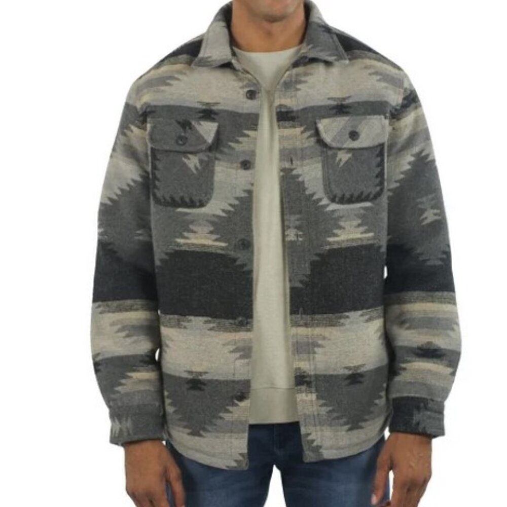 Jachs Men’s Shirt Jacket Wool Blend Exterior NWT